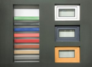 مدل پنجره دوجداره رنگی